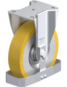 BH-SETH 200K-FS - Poliuretano fiksuotas ratukas 200x50 mm