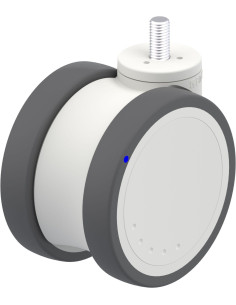 LKDX-PATH 100XK-GSX10 sintetinis dvigubas pasukamas ratukas