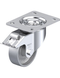 LK-G 100G-3-FI pasukamas ratukas su stabdžiais, 100 mm