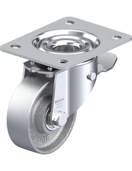 LK-G 100K-3-ST pasukamas ratukas su stabdžiais