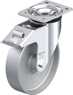 LK-G 200G-FI pasukamas ratukas su stabdžiais, 200 mm