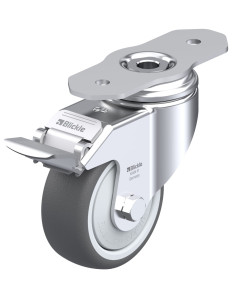 LKPA-PATH 80KF-29-FI poliuretano ratukas su stabdžiais