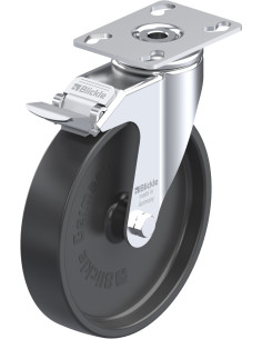 LKPA-POA 150G-FI Sintetinis pasukamas ratukas su stabdžiais