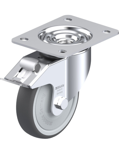 LK-PATH 125KF-3-FI poliuretano pasukamas ratukas su