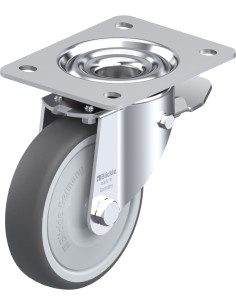 LK-PATH 125KF-3-ST poliuretano ratukas su stabdžiais