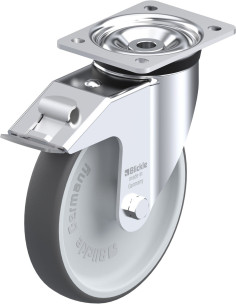 LK-PATH 200G-FI poliuretano ratukas su stabdžiais