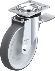 LK-PATH 200G-ST poliuretano ratukas su stabdžiais