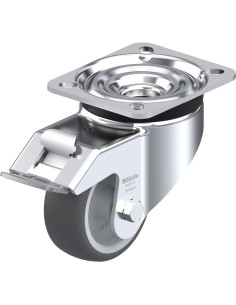 LK-PATH 80G-FI poliuretano ratukas su stabdžiais