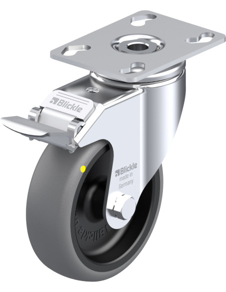 LKPA-TPA 101G-FI-ELS antistatinis ratukas su stabdžiais