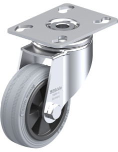 LKPA-VPA 80G pasukamas ratukas su guma, 80 mm