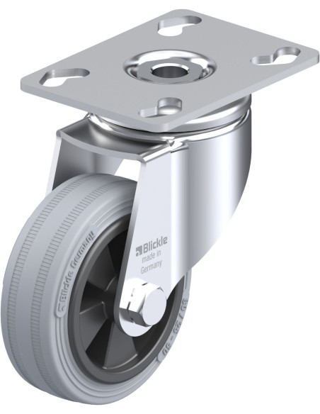 LKPA-VPA 80G pasukamas ratukas su guma, 80 mm