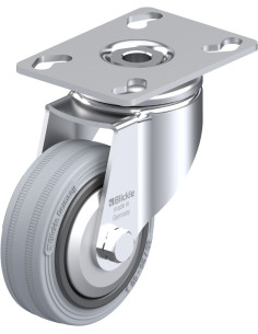 LKPA-VPA 80G-FA pasukamas ratukas su guma, 80 mm