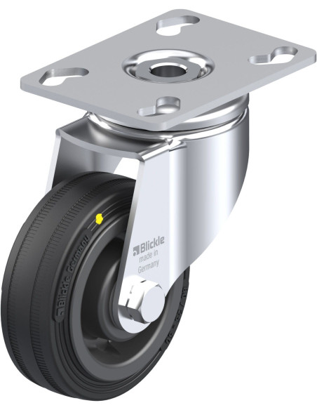 LKPA-VPA 80K-EL antistatinis pasukamas ratukas 80 mm