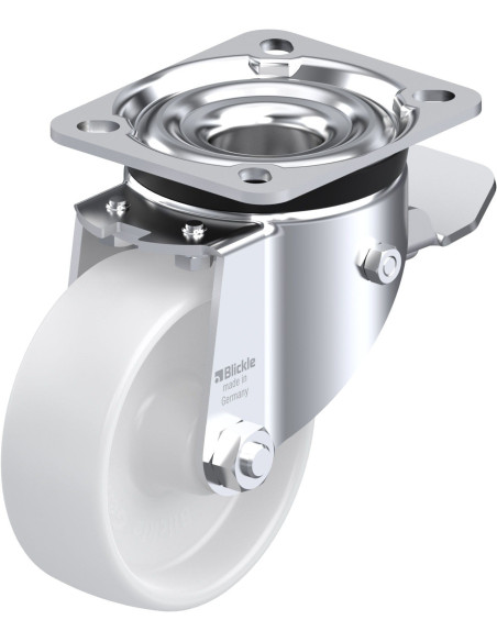 LK-PO 100G-1-ST Sintetinis ratukas su stabdžiais