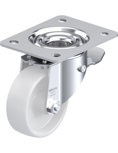 LK-PO 100G-3-ST sintetinis pasukamas ratukas su stabdžiais