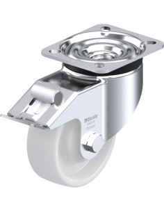 LK-PO 100KA-1-FI sintetinis pasukamas ratukas su stabdžiais