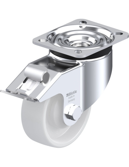 LK-PO 100KA-1-FI sintetinis pasukamas ratukas su stabdžiais