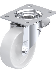 LK-PO 125G-3-ST pasukamas ratukas su stabdžiais, 125 mm