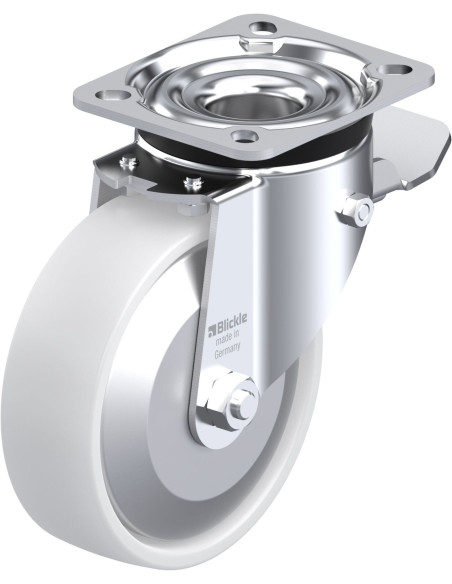 LK-PO 125KA-1-ST-FA sintetinis ratukas su stabdžiais