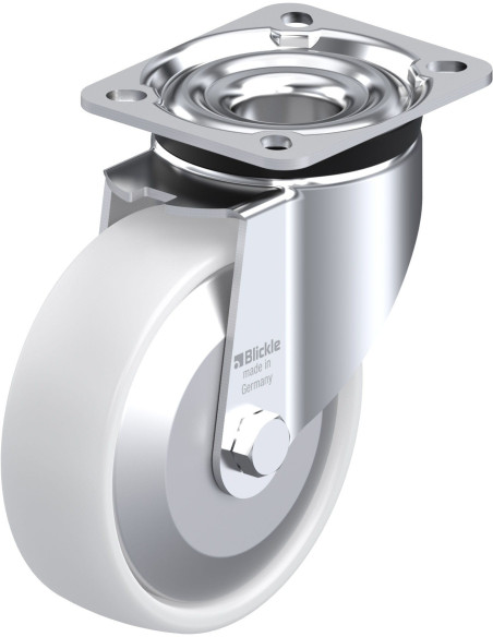 LK-PO 125R-1-FA Sintetinis pasukamas ratukas 125 mm