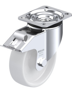 LK-PO 125R-1-FI sintetinis pasukamas ratukas su stabdžiais