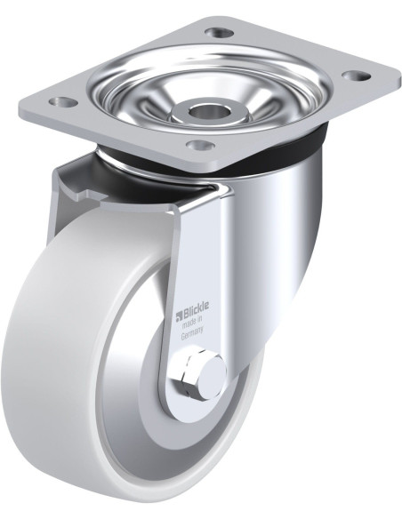 LK-PO 127K-FA sintetinis pasukamas ratukas 125 mm