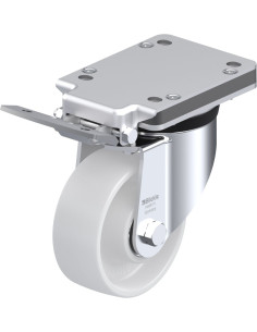 LK-PO 127K-IS pasukamas ratukas su stabdžiais 125 mm