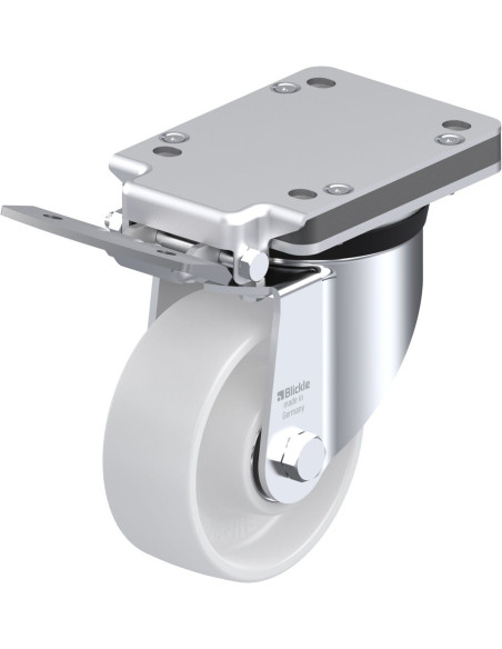 LK-PO 127K-IS pasukamas ratukas su stabdžiais 125 mm