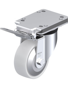 LK-PO 127K-IS-FA sintetinis ratukas su stabdžiais