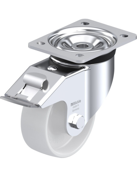 LK-PO 127R-FI pasukamas ratukas su stabdžiais, 125 mm