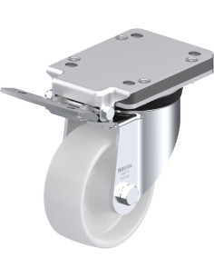 LK-PO 127R-IS pasukamas ratukas su stabdžiais 125 mm