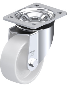 LK-PO 127XR-FA sintetinis pasukamas ratukas 125 mm