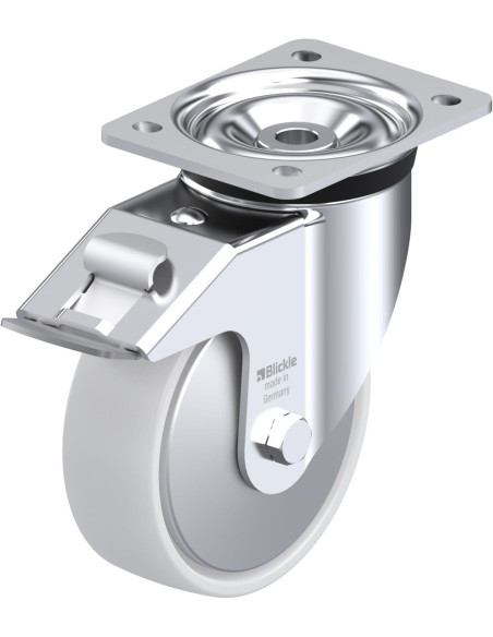 LK-PO 150G-FI-FA pasukamas ratukas su stabdžiais, 150 mm