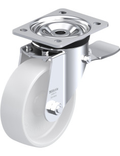 LK-PO 150G-ST sintetinis pasukamas ratukas su stabdžiais