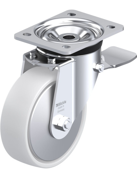 LK-PO 150G-ST-FA pasukamas ratukas su stabdžiais, 150 mm