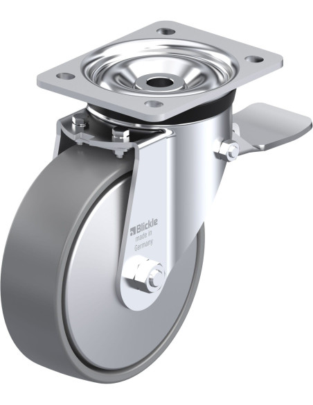 LK-PO 160K-ST-ELS-FA antistatinis ratukas su stabdžiais