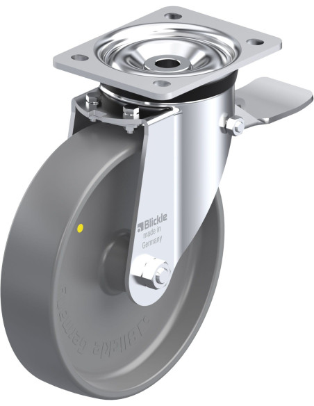 LK-PO 200G-ST-ELS antistatinis ratukas su stabdžiais