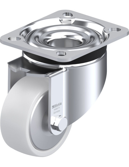 LK-PO 75G-FA sintetinis pasukamas ratukas 75 mm