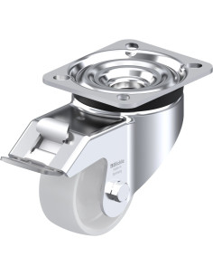 LK-PO 75G-FI sintetinis ratukas su stabdžiais 75 mm