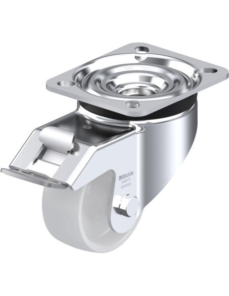 LK-PO 75G-FI sintetinis ratukas su stabdžiais 75 mm