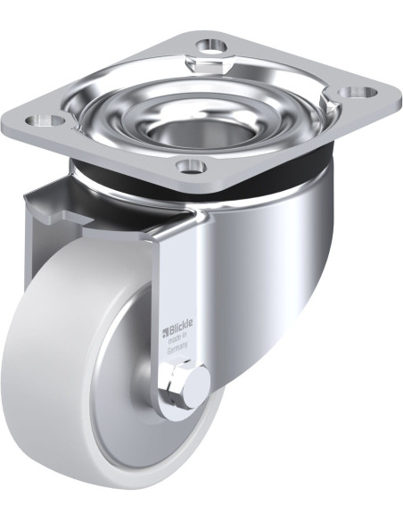 LK-PO 75XR-FA sintetinis pasukamas ratukas 75 mm