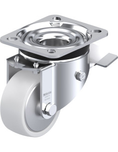 LK-PO 75XR-ST-FA sintetinis pasukamas ratukas su stabdžiais