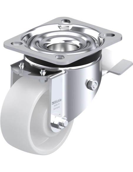 LK-PO 82XR-ST pasukamas ratukas su stabdžiais, 80 mm