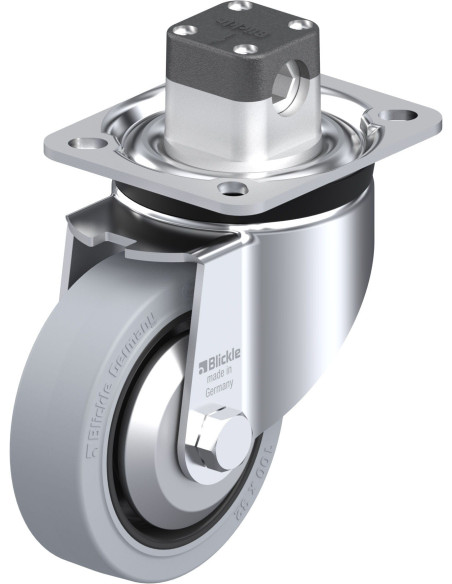 LK-POEV 100XKA-1-CS11-SG-FA pasukamas ratukas su stabdžiais