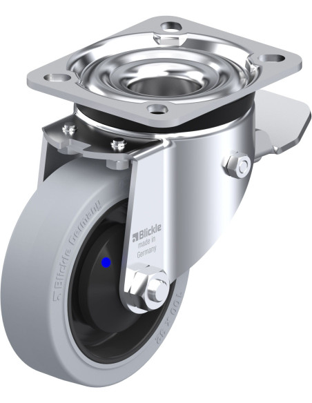 LK-POEV 100XKA-1-ST-SG pasukamas ratukas su stabdžiais