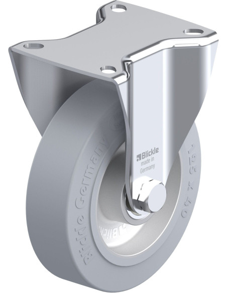 BK-ALEV 125K-1-SG fiksuotas ratukas dengtas guma