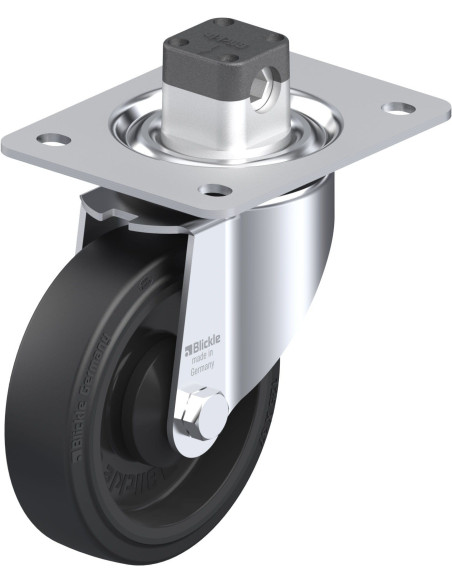 LK-POEV 125KA-3-CS11 pasukamas ratukas su stabdžiais, 125 mm