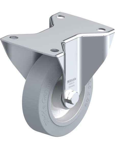 BK-ALEV 125K-3-SG fiksuotas ratukas su guma