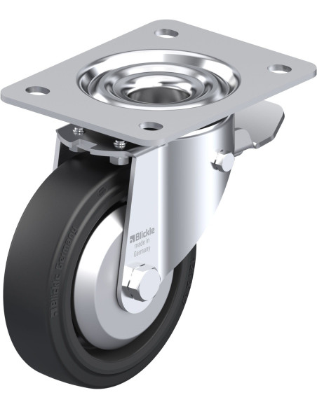 LK-POEV 125KA-3-ST-FA pasukamas ratukas su stabdžiais, 125