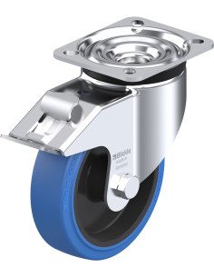 LK-POEV 125R-1-FI-SB pasukamas ratukas su stabdžiais, 125 mm